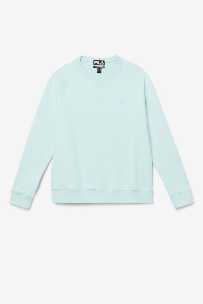 Hanorac Fila Barbati Albastri Logan Crewneck IQOS-54078